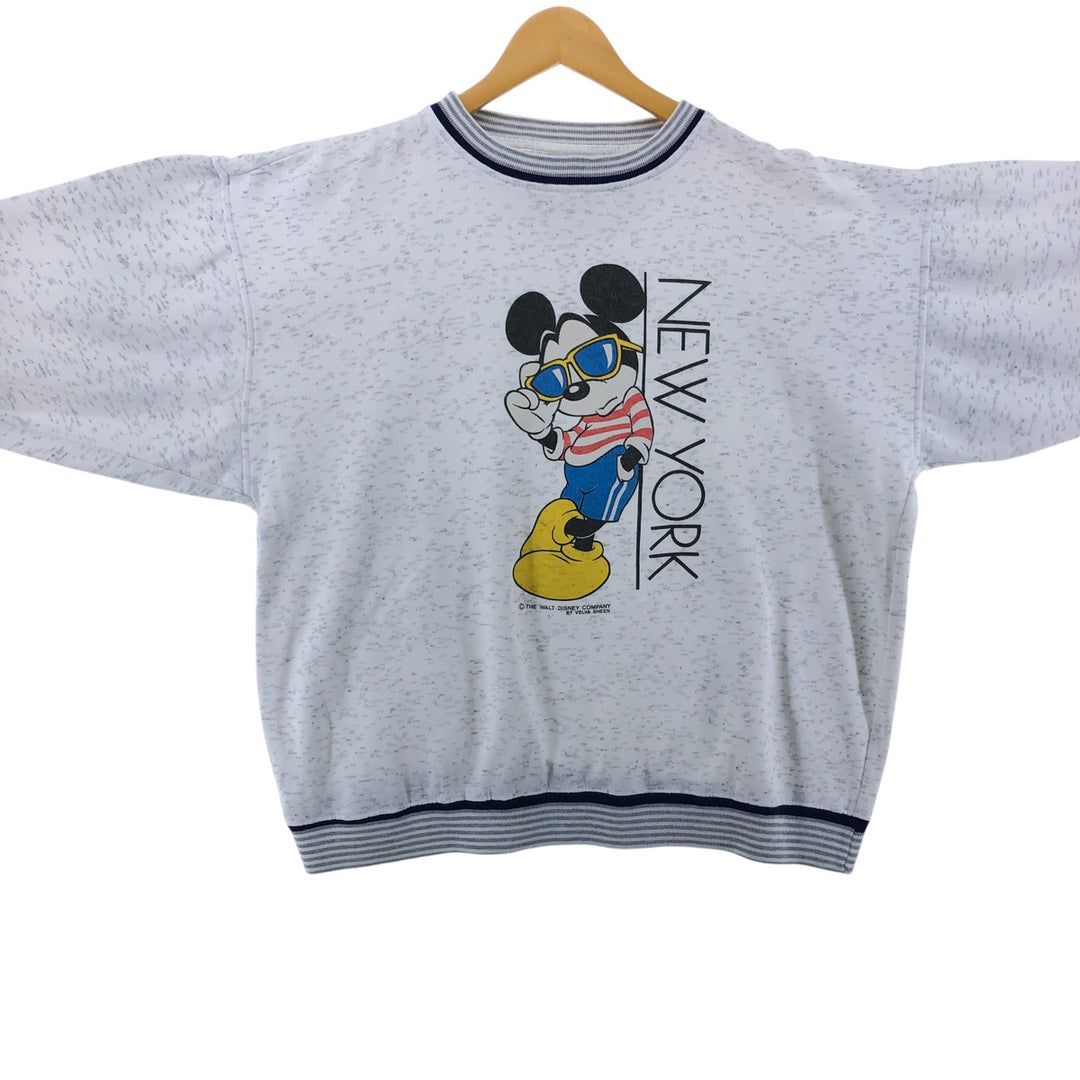 GENUS MICKEY MOUSE Mickey Mouse character sweatshirt, made in USA, men's XL size /eaa489904