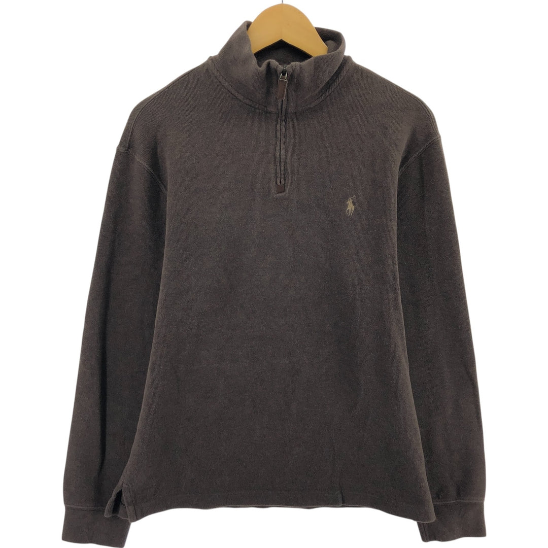 Ralph Lauren POLO RALPH LAUREN Half-zip sweatshirt, sweatshirt, men's M size / eaa489920