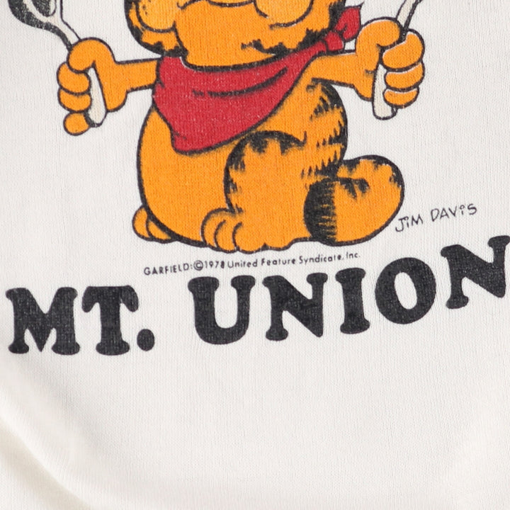 70'S GARFIELD Garfield character sweatshirt, sweatshirt, men's size S, vintage / eaa489965