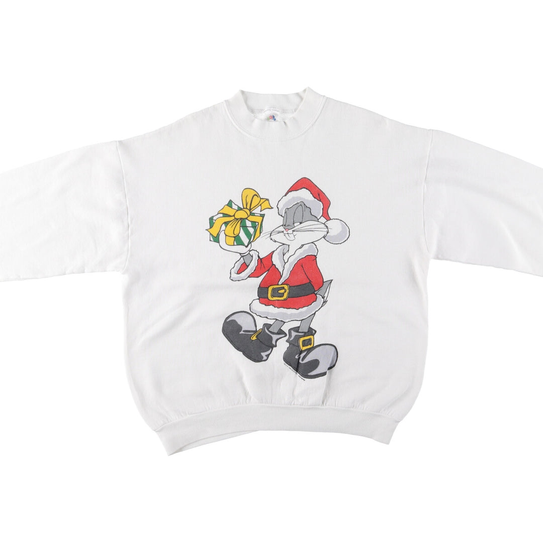 90'S Fruit of the Loom Looney Tunes Bugs Bunny character sweatshirt, men's size L / eaa489968