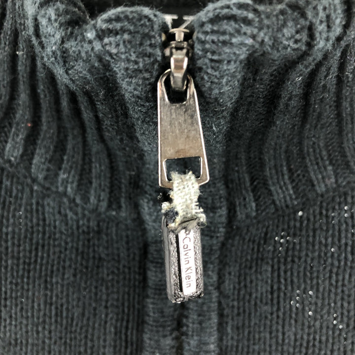 Calvin Klein Cotton Knit Half Zip Sweater Men's M Size / eaa489997