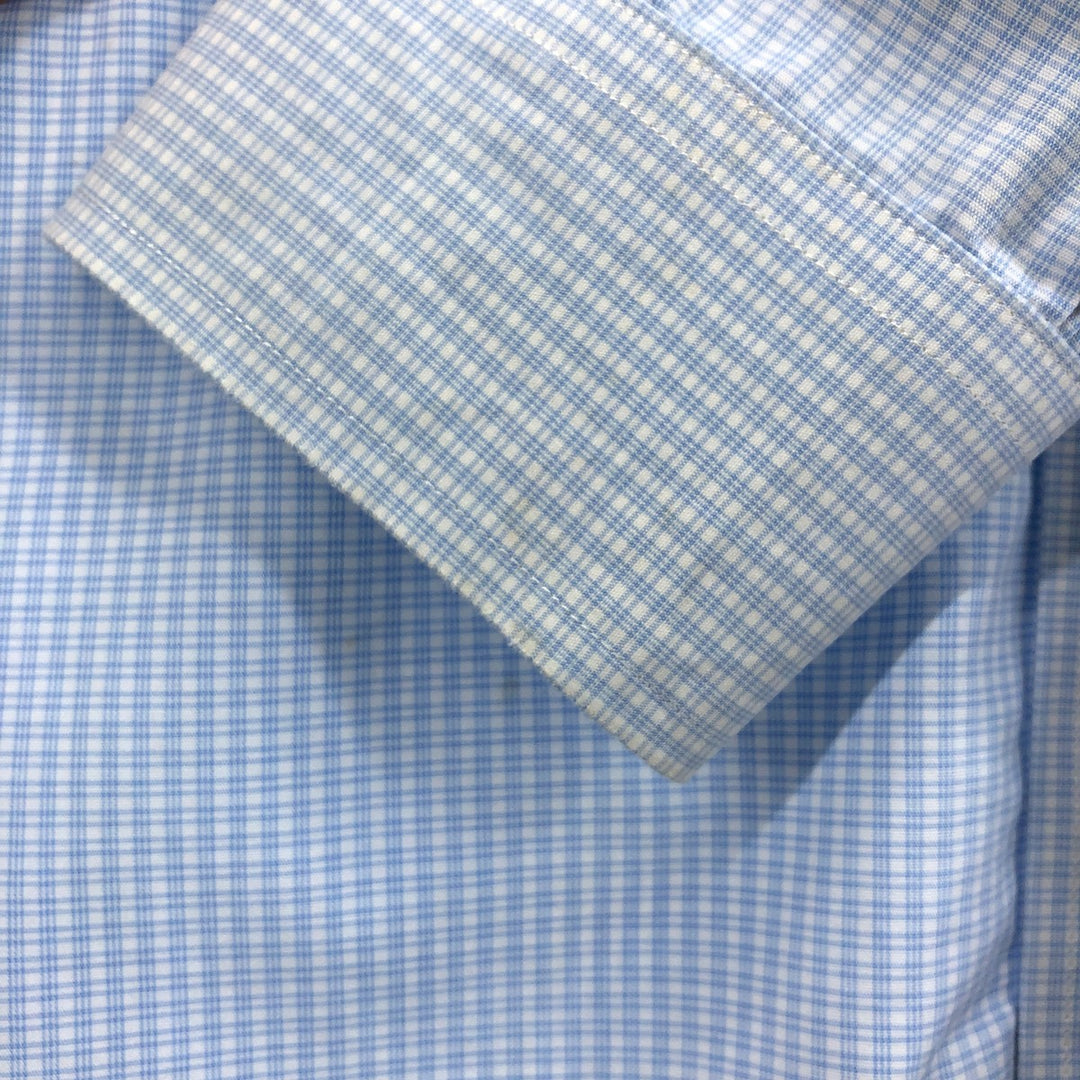 Brooks Brothers Est.1818 Long Sleeve Button-Down Check Shirt Men's Size L / eaa490040