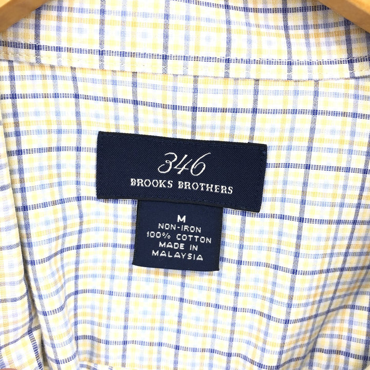 Brooks Brothers 346 long sleeve button-down check shirt, men's size M / eaa490042