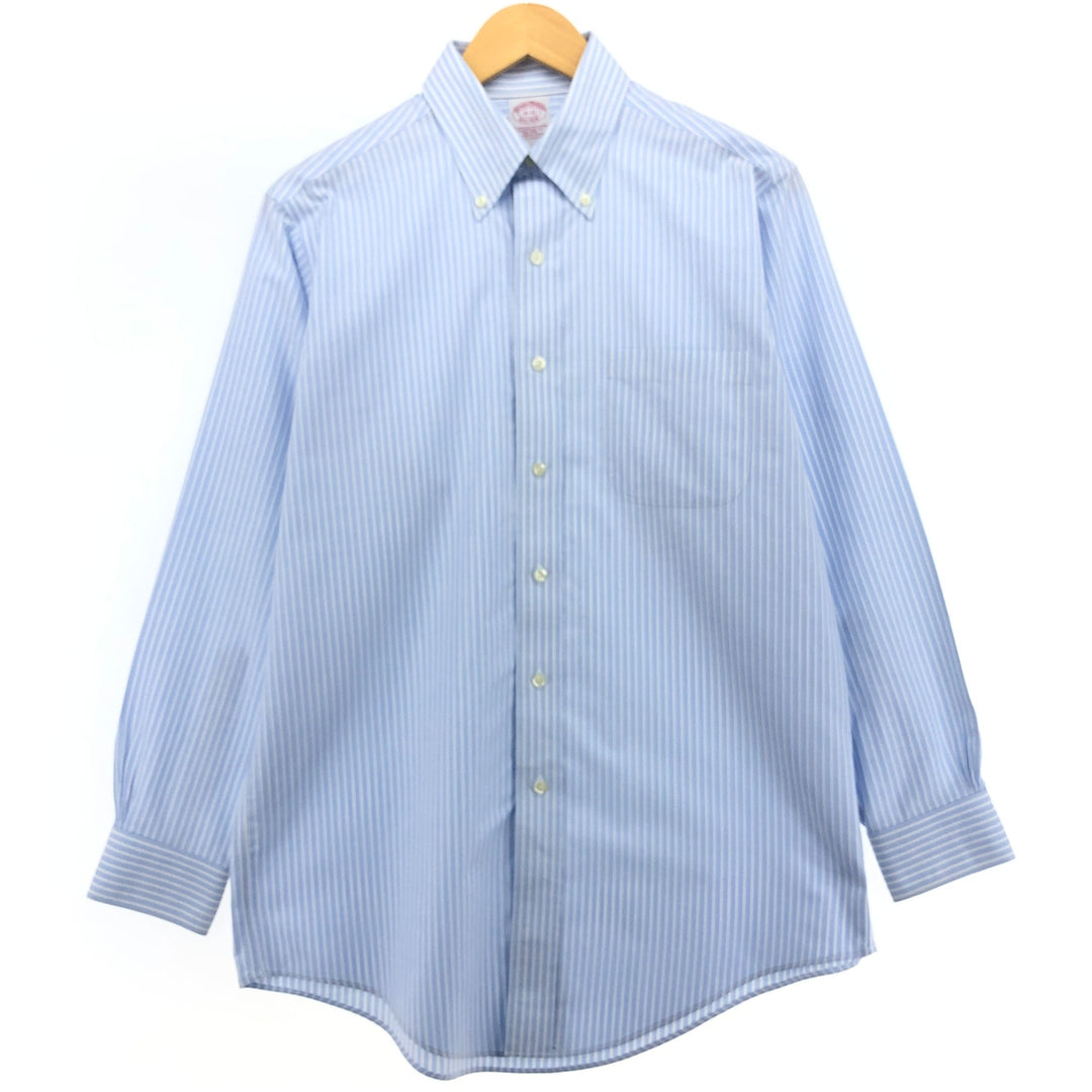 Brooks Brothers Est.1818 Long Sleeve Button-Down Striped Shirt Men's M Size / eaa490046