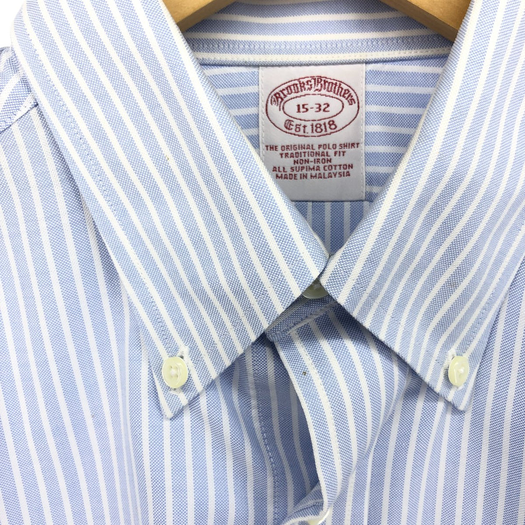 Brooks Brothers Est.1818 Long Sleeve Button-Down Striped Shirt Men's M Size / eaa490046