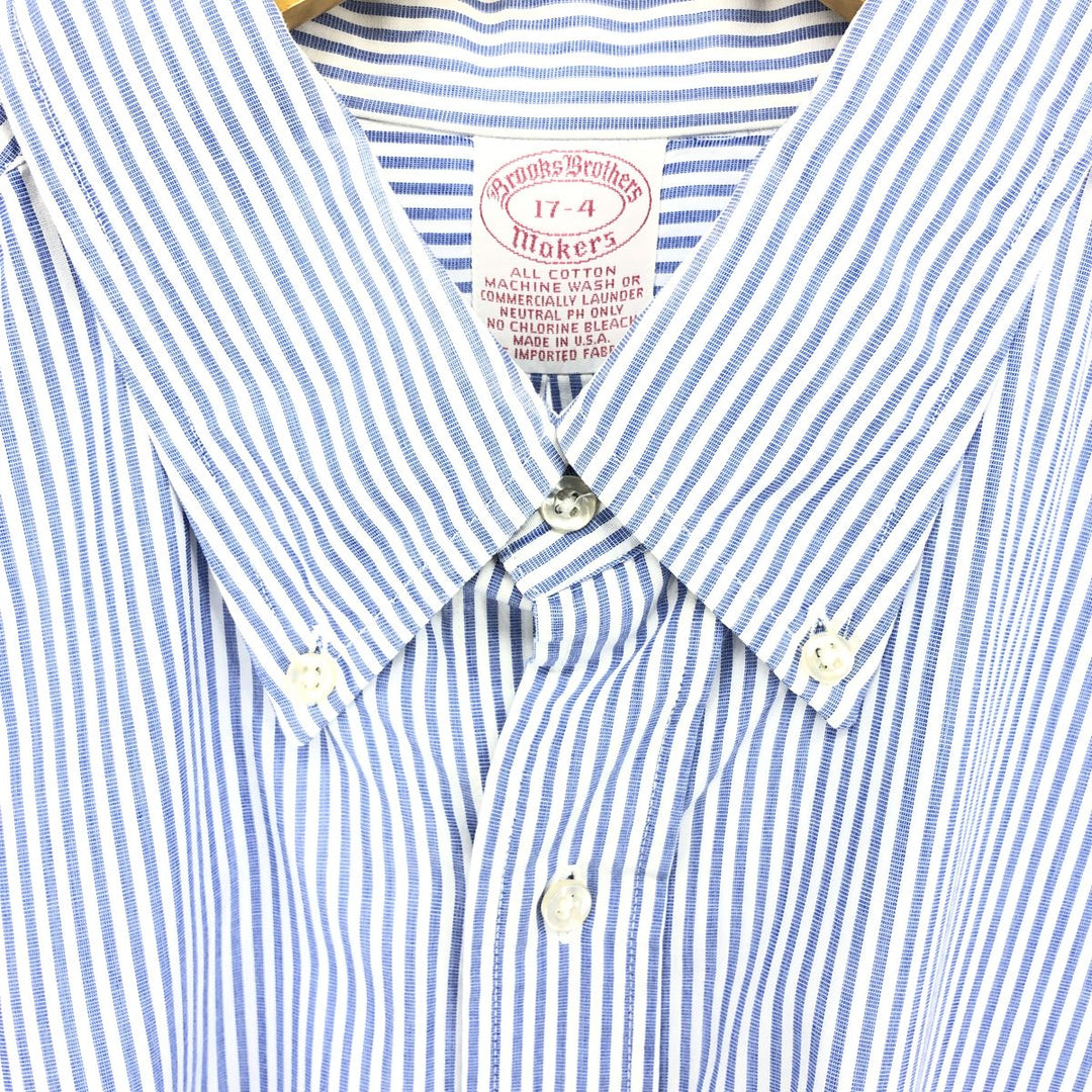 Brooks Brothers MAKERS Long Sleeve Button-Down Striped Shirt Made in USA Men's XL /eaa490054