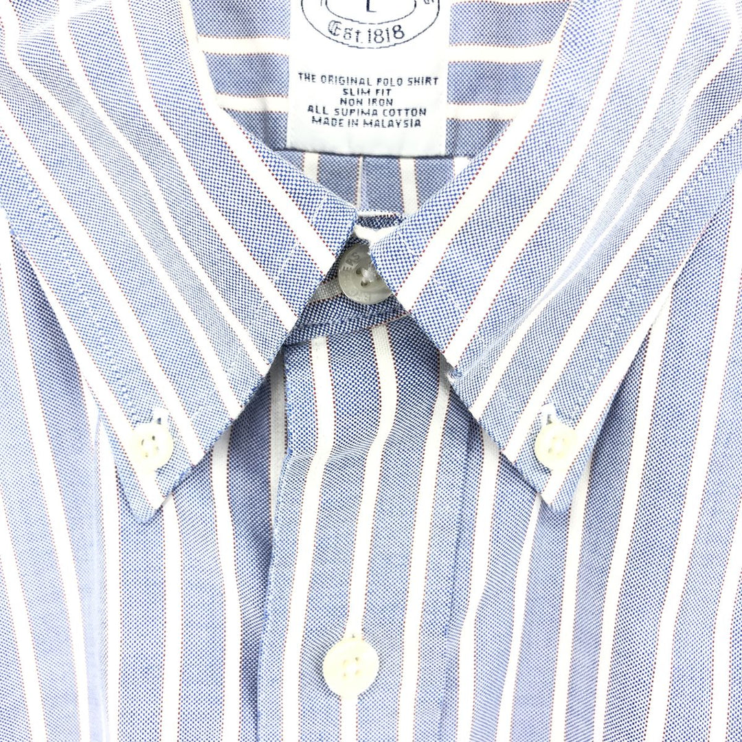 Brooks Brothers Est.1818 Long Sleeve Button-Down Striped Shirt Men's Size L / eaa490058