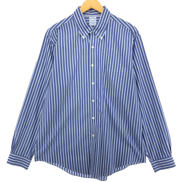 Brooks Brothers Est.1818 Long Sleeve Button-Down Striped Shirt Men's Size L / eaa490060