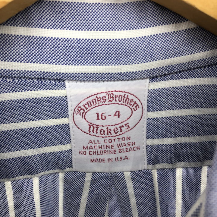 Brooks Brothers MAKERS Long Sleeve Button-Down Striped Shirt Made in USA Men's L /eaa490164