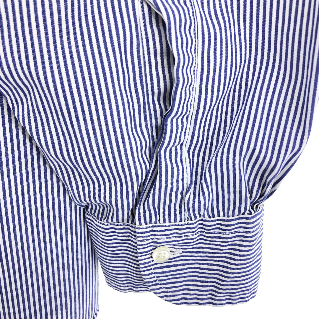 Brooks Brothers MAKERS Long Sleeve Button-Down Striped Shirt Made in USA Men's L /eaa490165