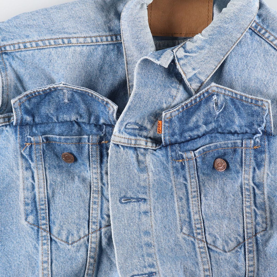 90'S Levi's Orange Tab Denim Jacket, G-Jean, Men's XL Size, Vintage /eaa490171