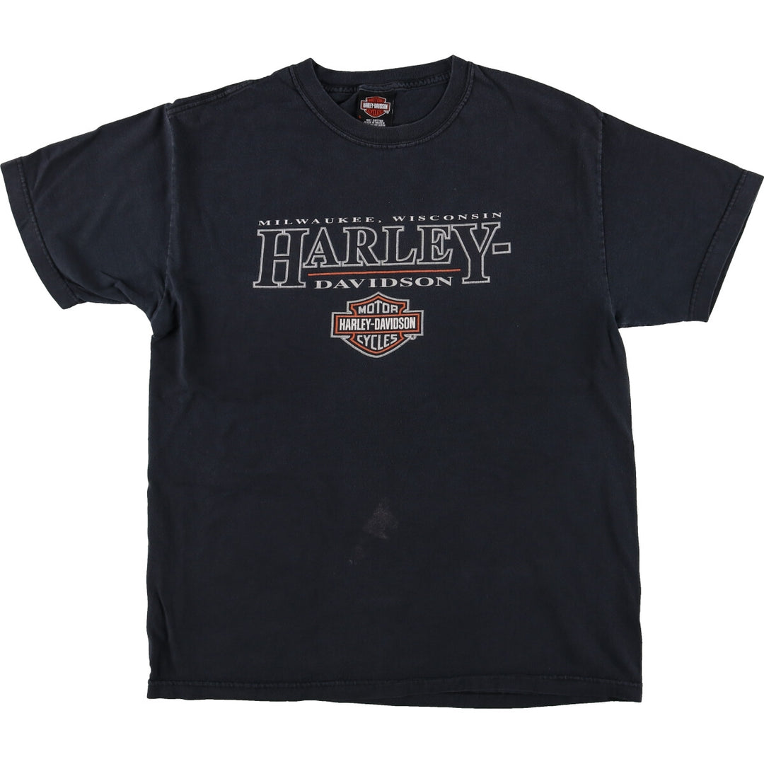 Harley-Davidson Motorcycle Bike T-shirt Men's L size / eaa490195