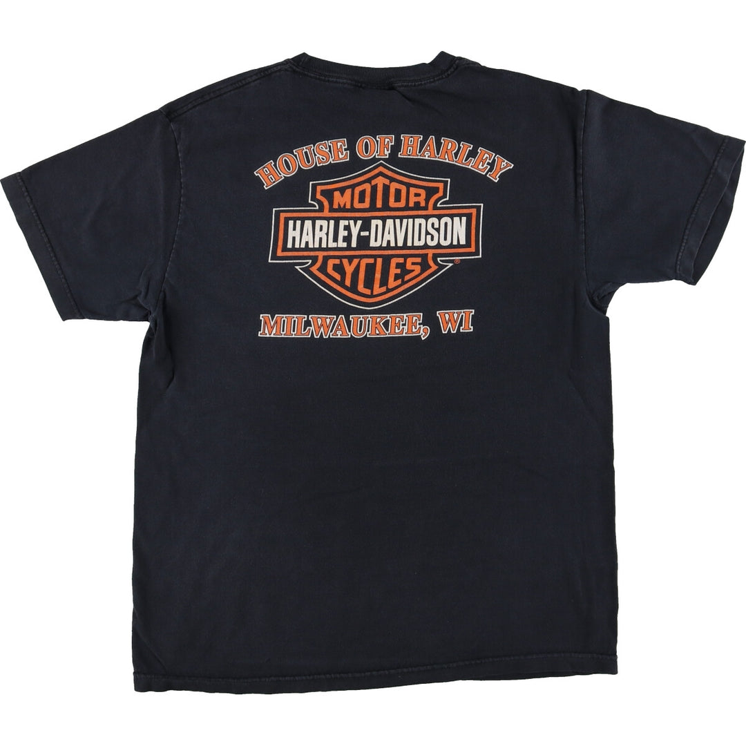 Harley-Davidson Motorcycle Bike T-shirt Men's L size / eaa490195