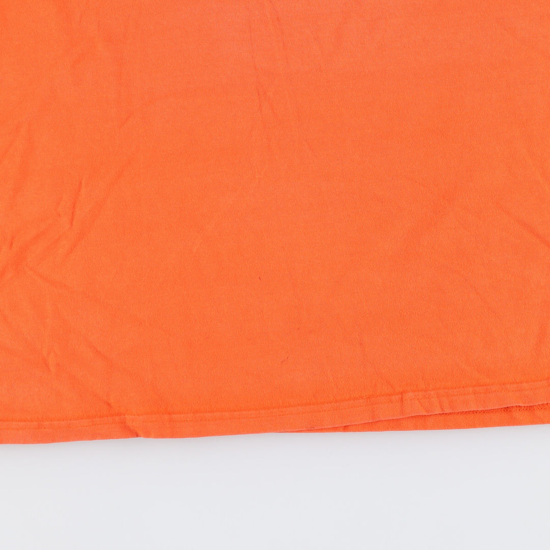 00'S Harley-Davidson Motorcycle Bike T-shirt Made in USA Men's XXL cotton orange type Vintage Second Hand