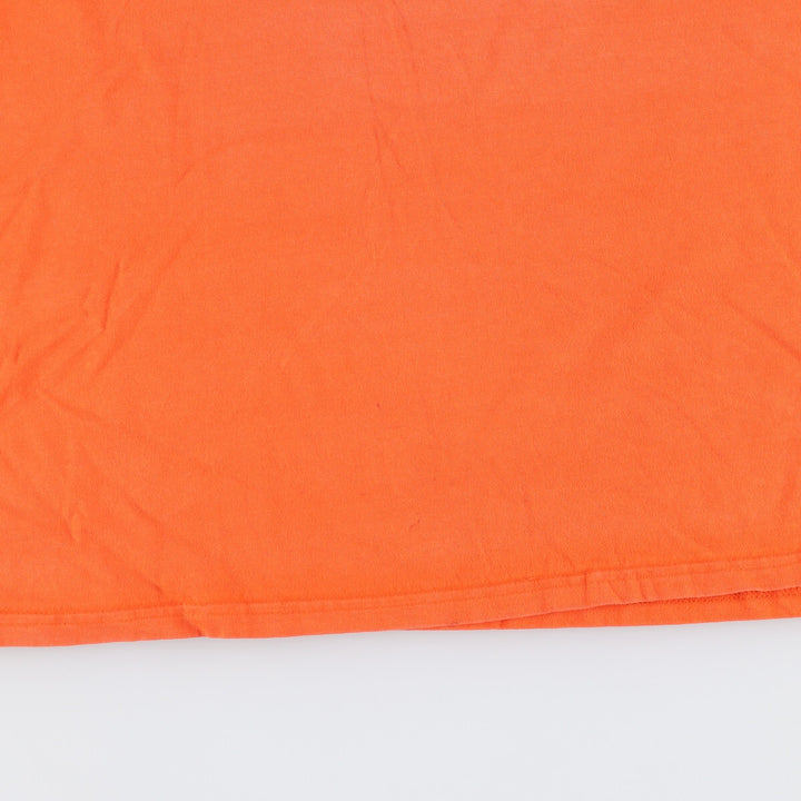 00'S Harley-Davidson Motorcycle Bike T-shirt Made in USA Men's XXL cotton orange type Vintage Second Hand