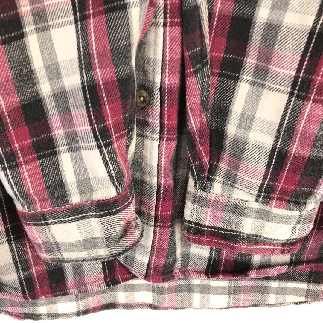 RED HEAD Long Sleeve Button Down Heavy Flannel Check Shirt Men's XL /eaa490224