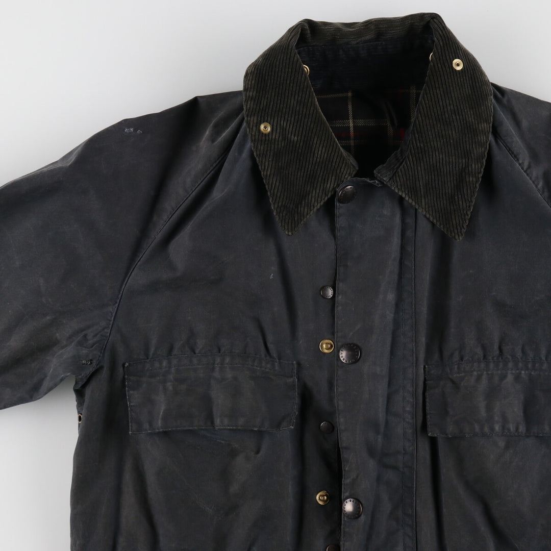 90'S Barbour BEDALE 3 Warrant Waxed Cotton Oiled Jacket Made in England Size 34In Men's S /eaa490416