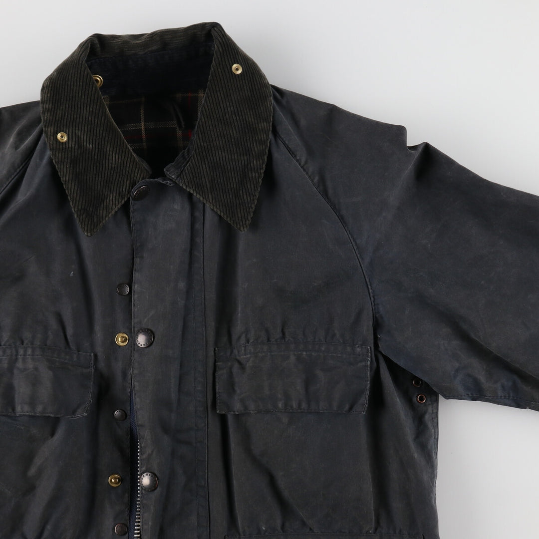 90'S Barbour BEDALE 3 Warrant Waxed Cotton Oiled Jacket Made in England Size 34In Men's S /eaa490416