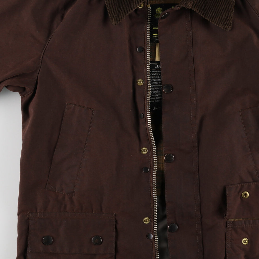 90'S Barbour BEDALE 3 Warrant Waxed Cotton Oiled Jacket Made in England C36 Men's S /eaa490418