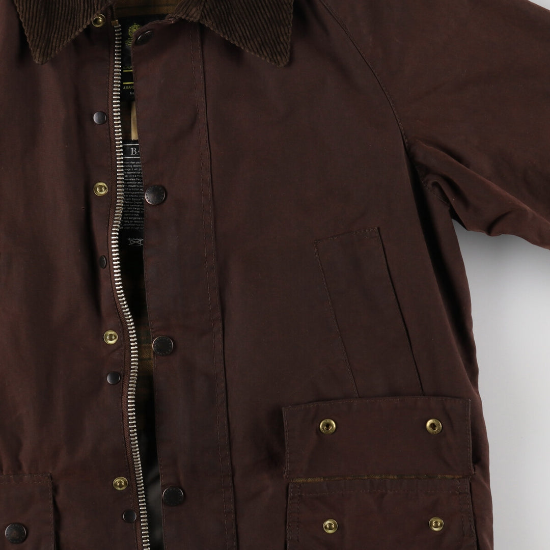 90'S Barbour BEDALE 3 Warrant Waxed Cotton Oiled Jacket Made in England C36 Men's S /eaa490418