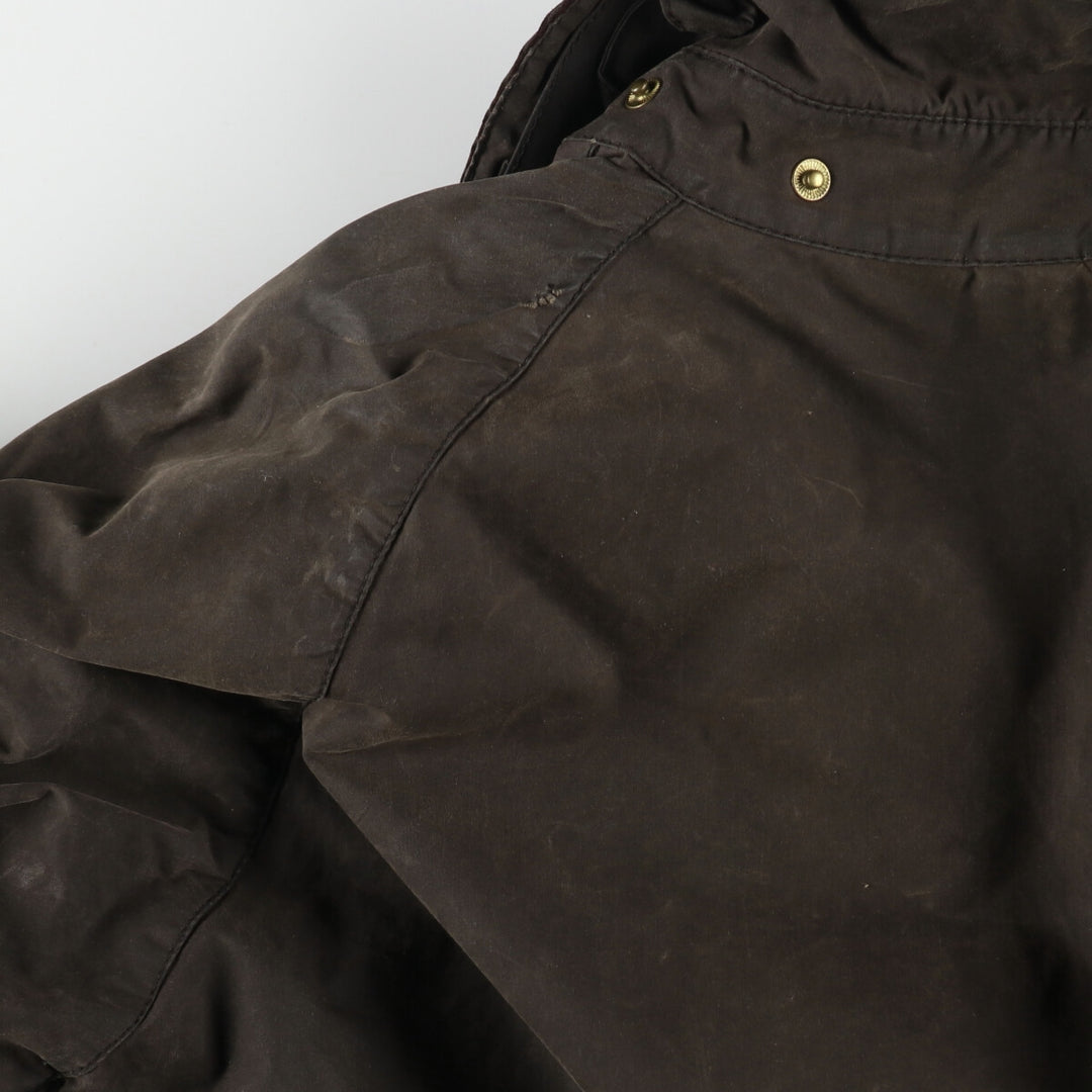 80s-90'S Barbour Bedale Old 3 Warrant Waxed Cotton Oiled Jacket Made in England Men's L Size Vintage /eaa490419