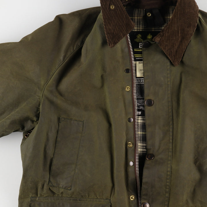 90'S Barbour Bedale Old 3 Warrant Waxed Cotton Oiled Jacket Made in England C40 Men's M Size Vintage /eaa490423