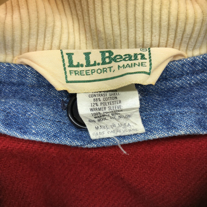 80'S LLBean Denim Hunting Jacket with Liner Made in USA Men's XL Vintage /eaa490434