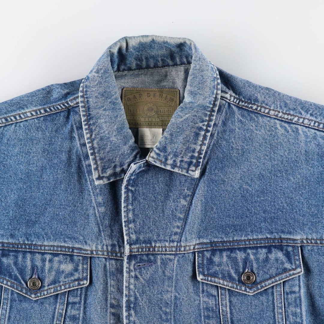 90'S GAP DENIM Old GAP denim jacket G-jacket Men's L size Vintage /eaa490442