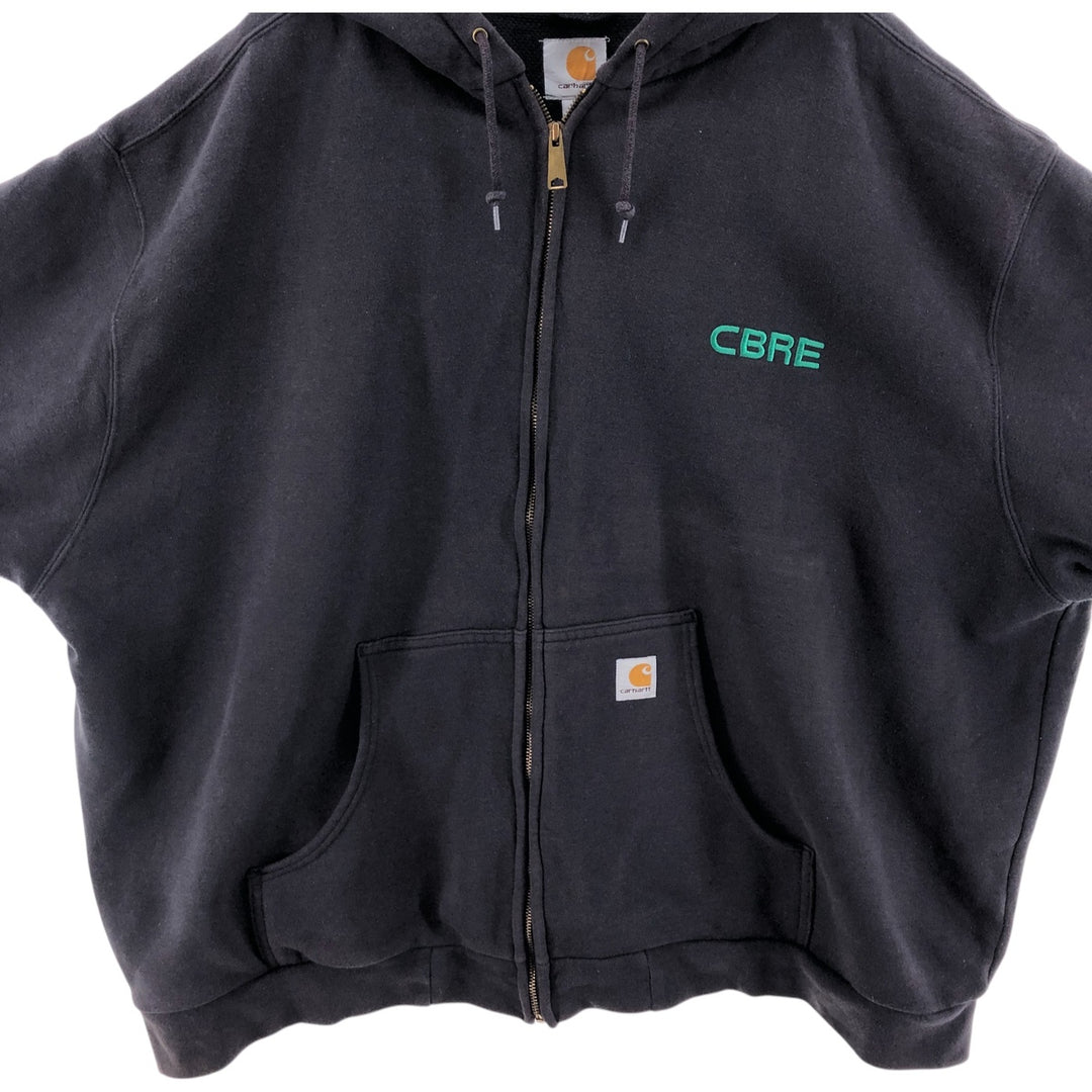 Big size Carhartt sweat full zip hoodie for men XXXXL equivalent / eaa490489