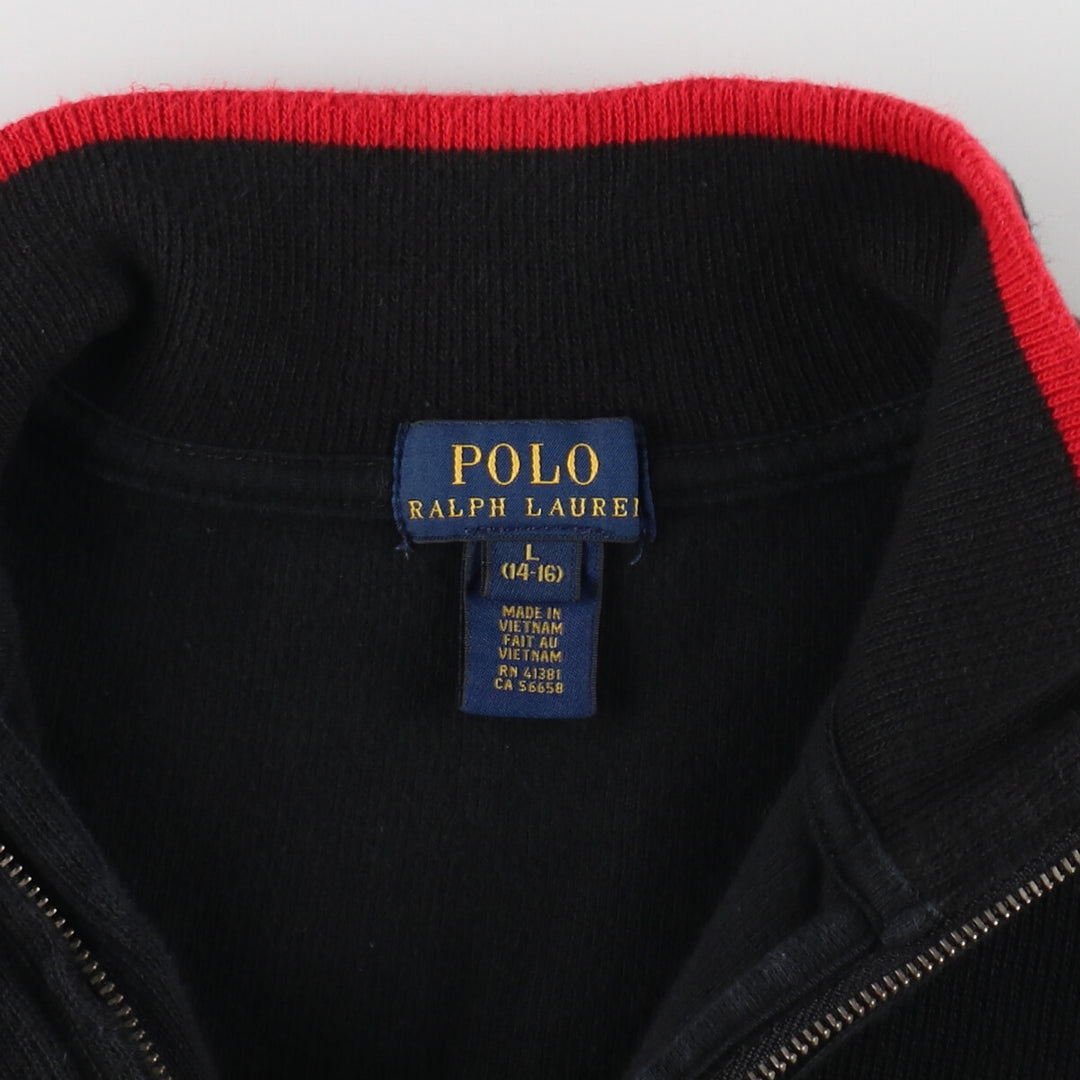 Ralph Lauren POLO RALPH LAUREN Cotton knit half zip sweater Women's size L / eaa490510