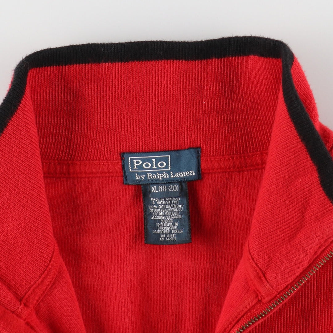 Ralph Lauren POLO by Ralph Lauren Cotton Knit Half Zip Sweater Women's XL /eaa490511