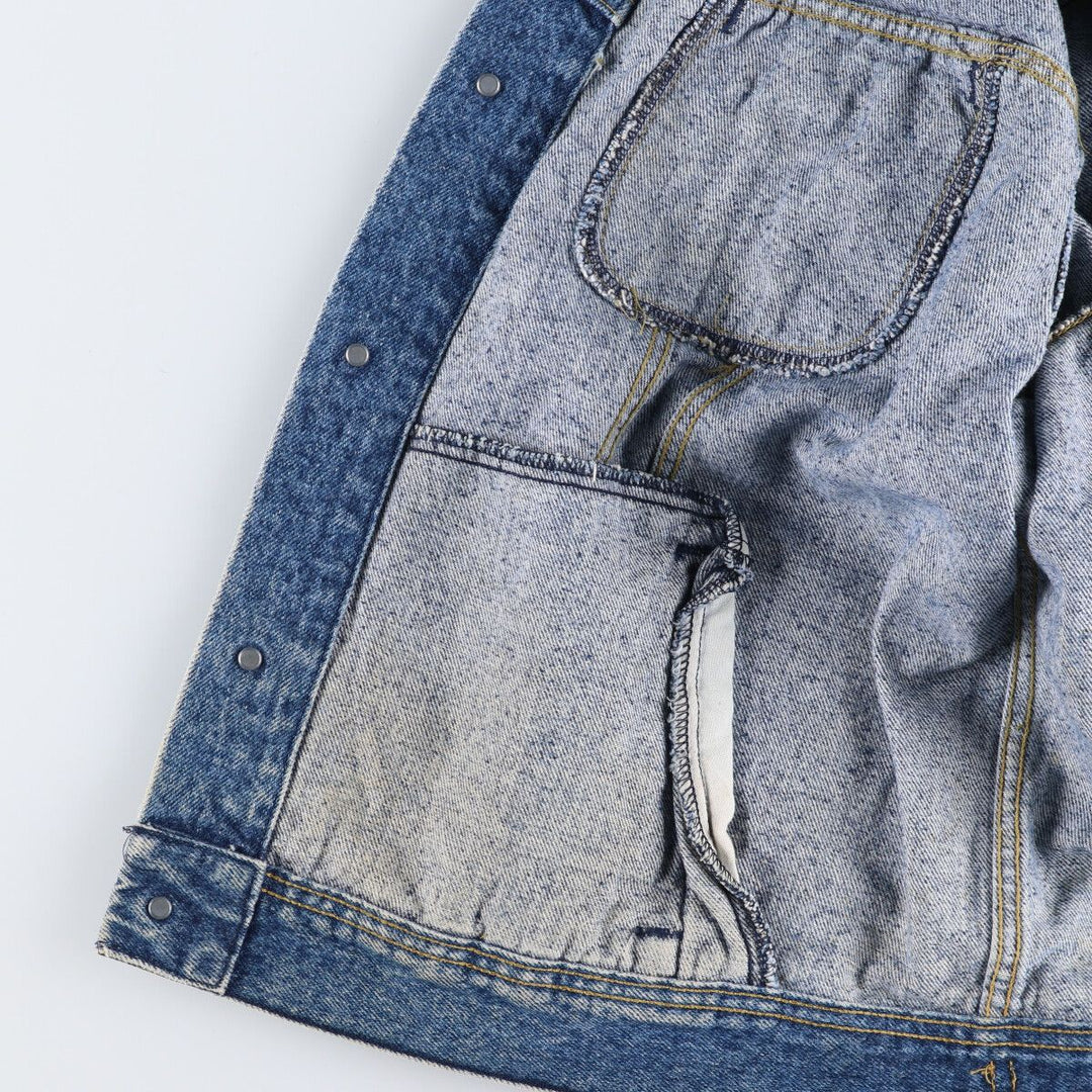 80s~ Lee Back Embroidered Denim Jacket G-Jean Men's XL Vintage /eaa490582