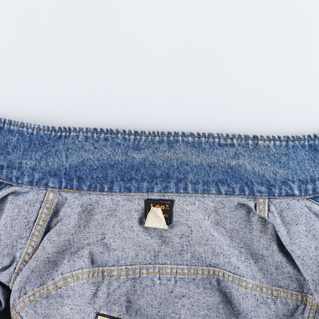 80s~ Lee Back Embroidered Denim Jacket G-Jean Men's XL Vintage /eaa490582