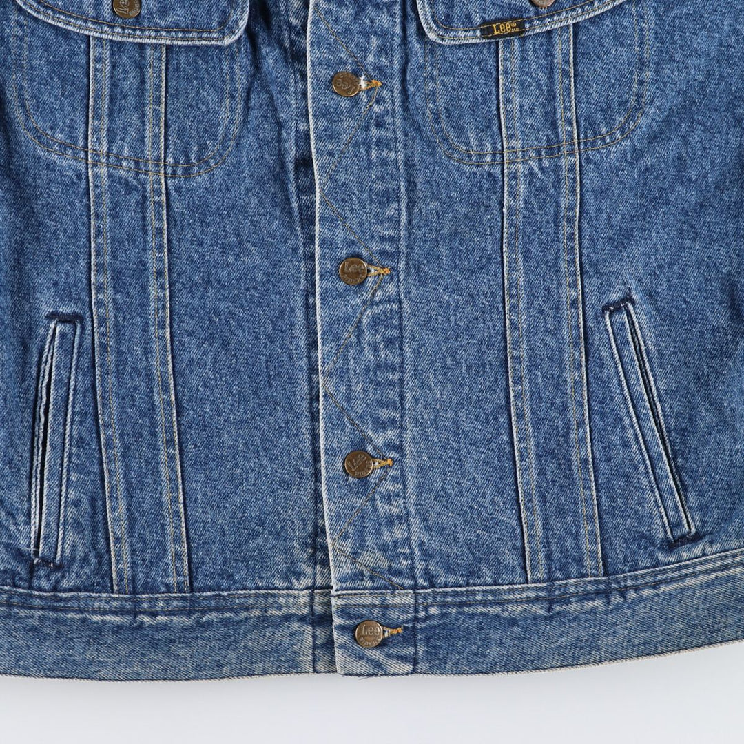 80s~ Lee Back Embroidered Denim Jacket G-Jean Men's XL Vintage /eaa490582