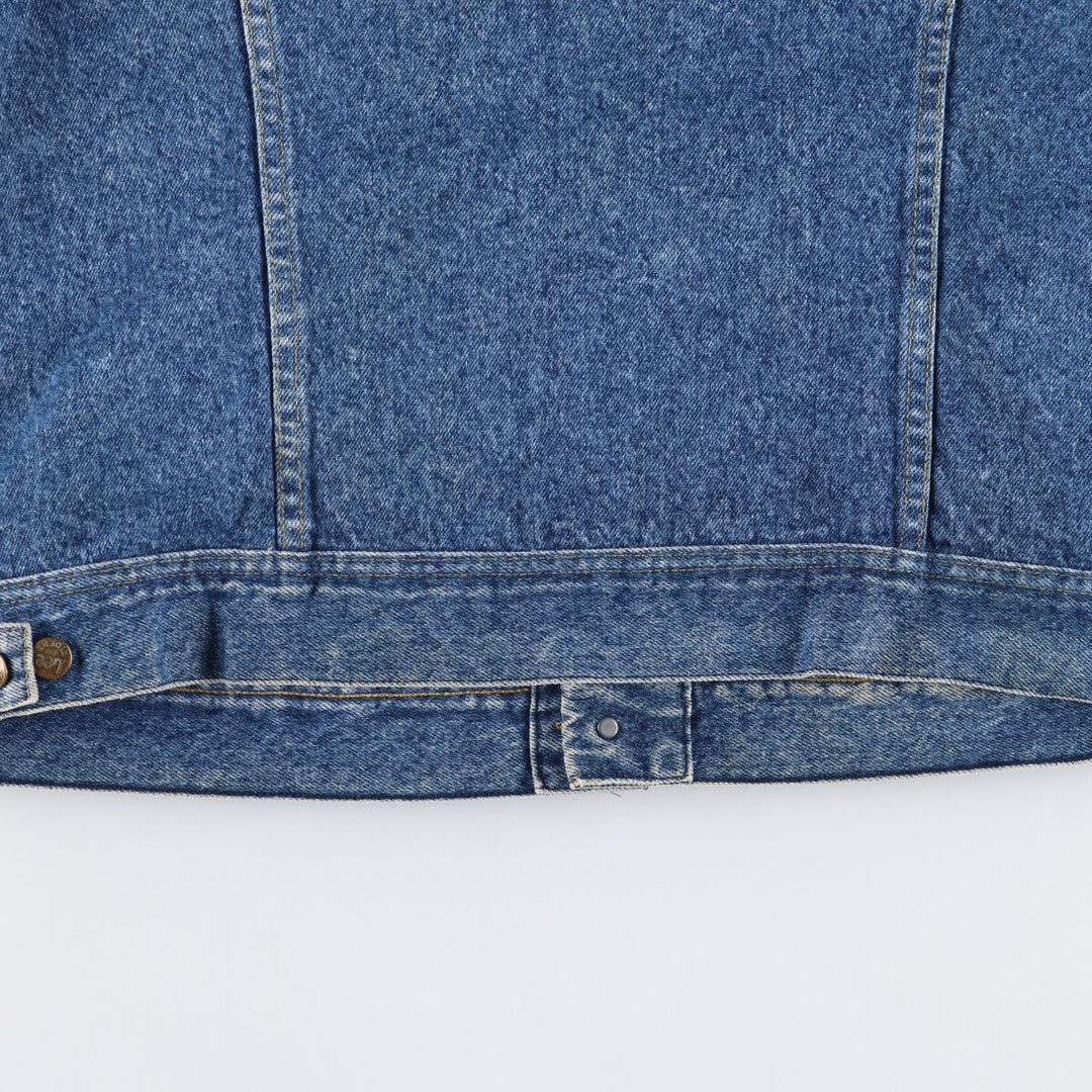 80s~ Lee Back Embroidered Denim Jacket G-Jean Men's XL Vintage /eaa490582