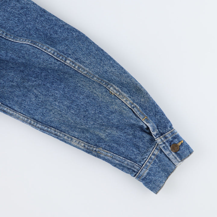 80s~ Lee Back Embroidered Denim Jacket G-Jean Men's XL Vintage /eaa490582