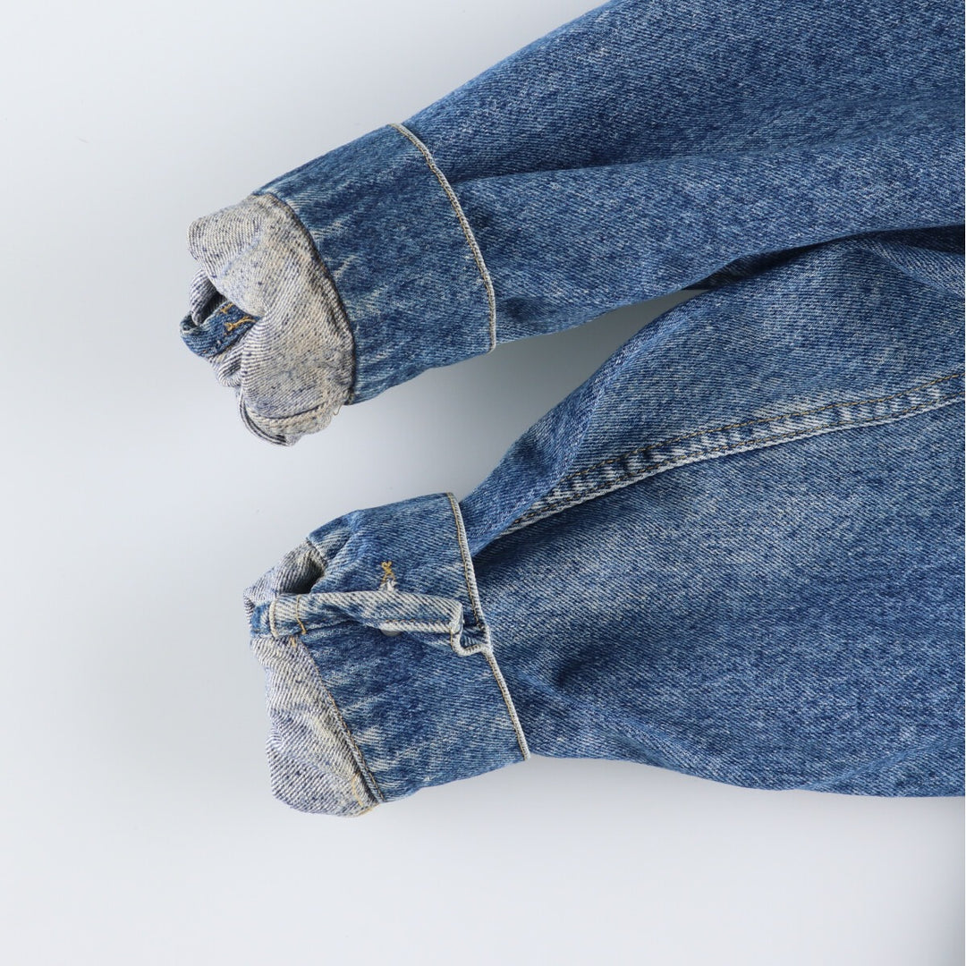 80s~ Lee Back Embroidered Denim Jacket G-Jean Men's XL Vintage /eaa490582