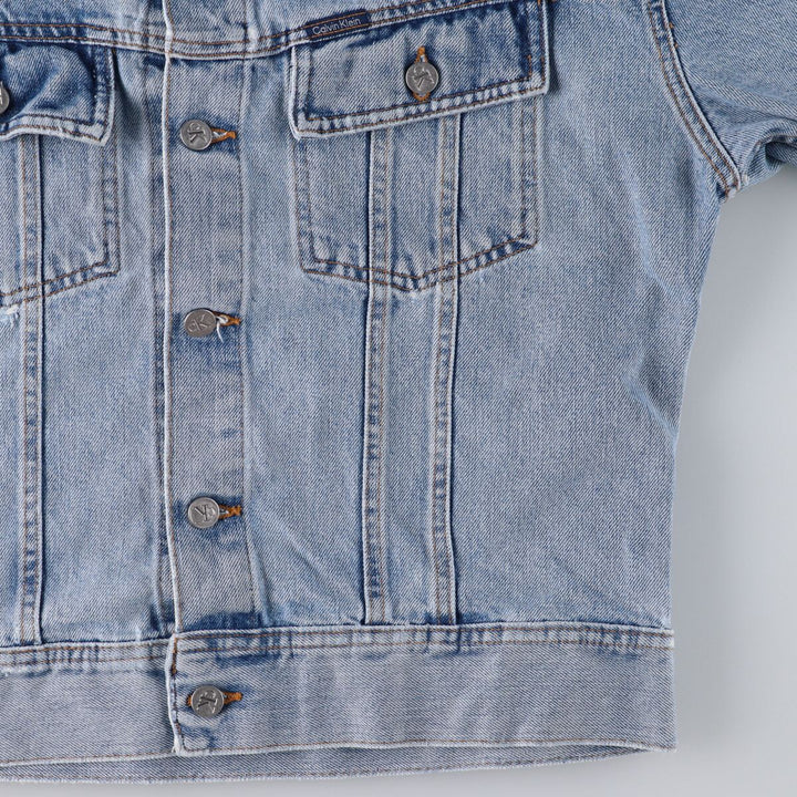 90s~00'S Calvin Klein JEANS denim jacket, denim jacket, made in USA, men's size L, vintage /eaa490588