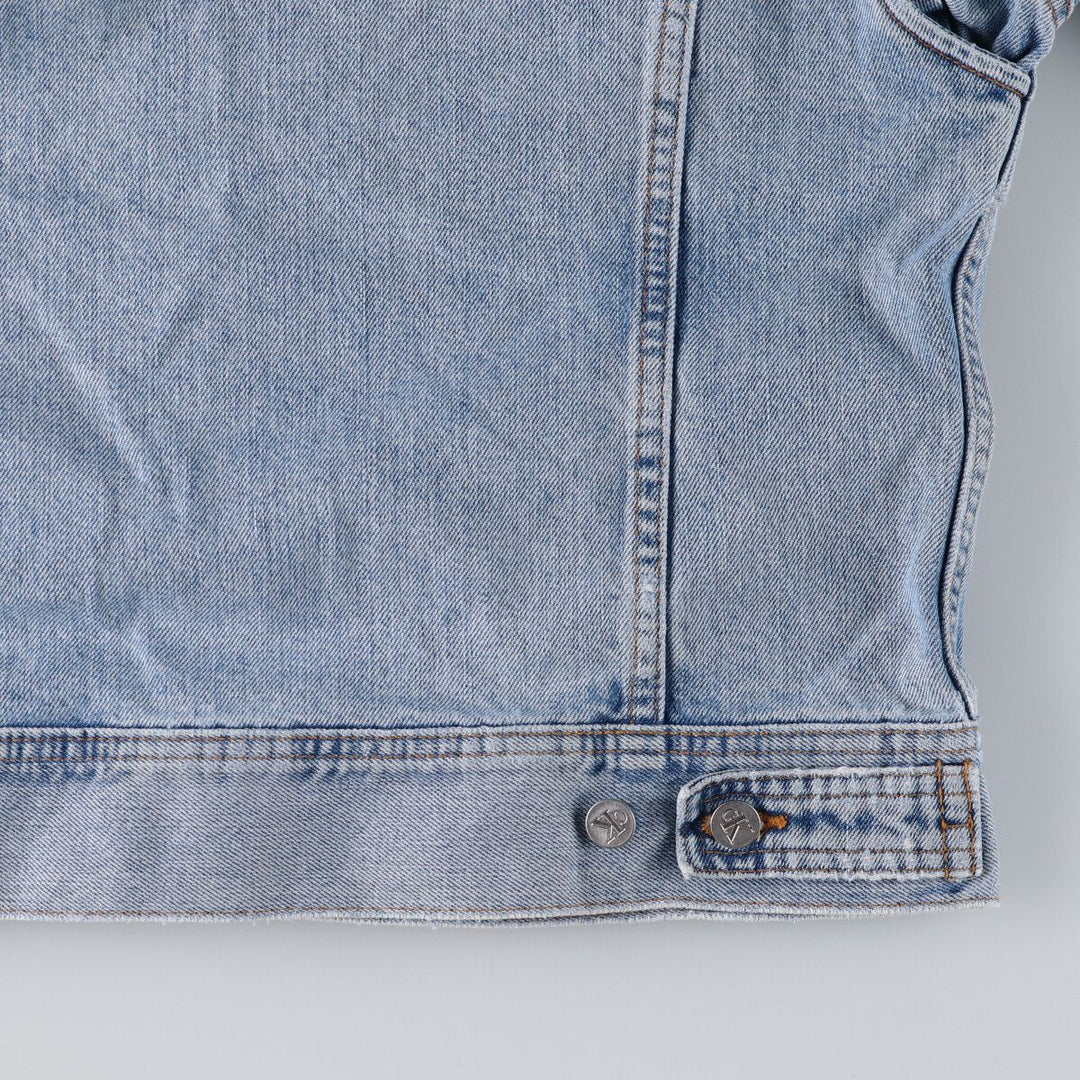 90s~00'S Calvin Klein JEANS denim jacket, denim jacket, made in USA, men's size L, vintage /eaa490588