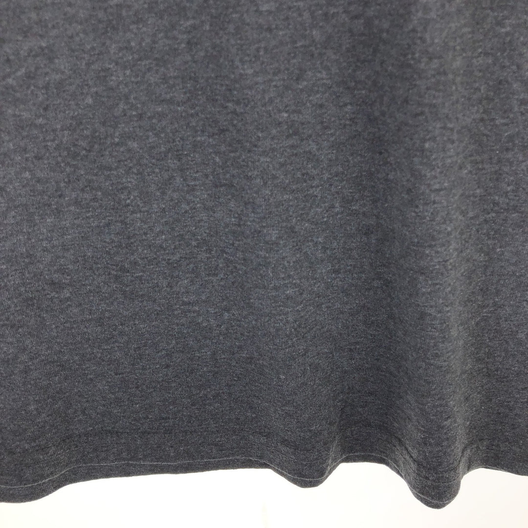 Harley-Davidson Back Print Long T-Shirt Long T Men's XXL cotton gray type Vintage Second Hand