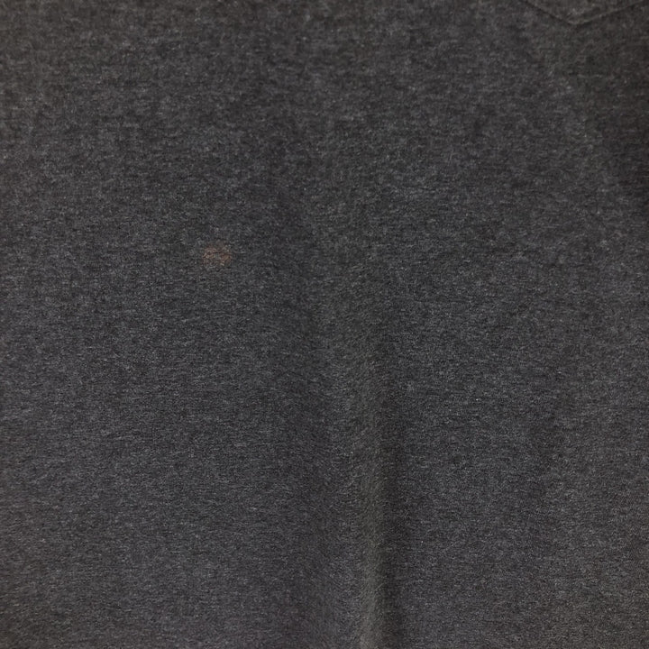 Harley-Davidson Back Print Long T-Shirt Long T Men's XXL cotton gray type Vintage Second Hand