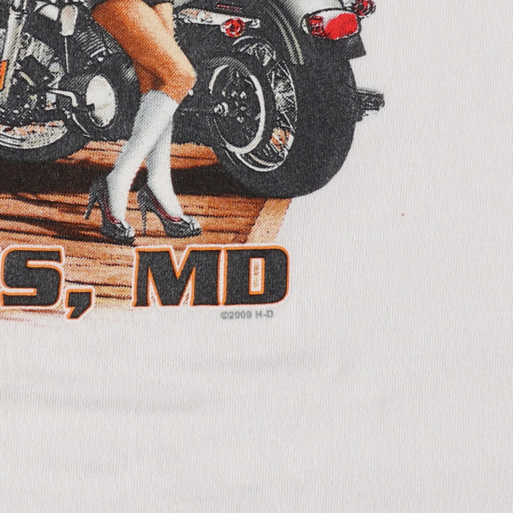 Harley-Davidson Back Print Motorcycle Bike T-Shirt Men's XXL / eaa490709