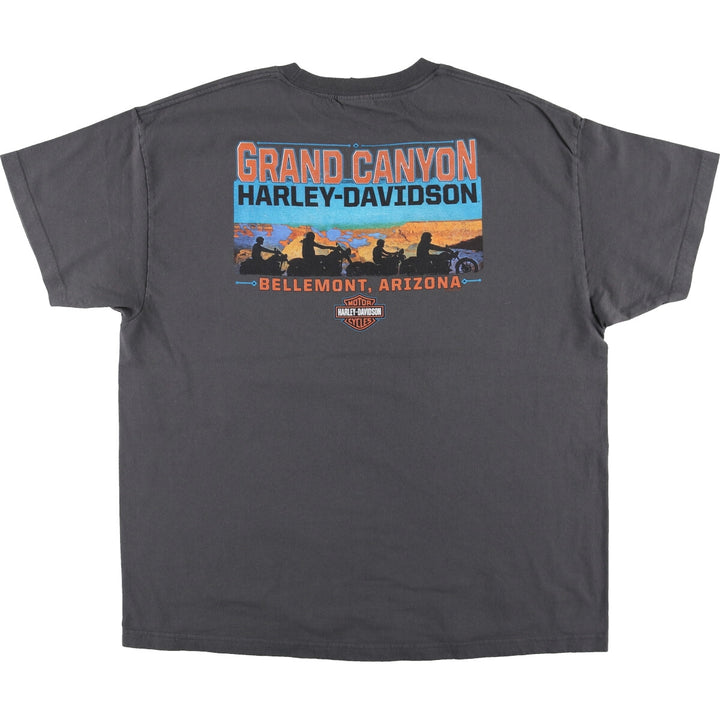 Harley-Davidson Motorcycle Bike T-shirt, Men's XXL cotton gray type Vintage Second Hand