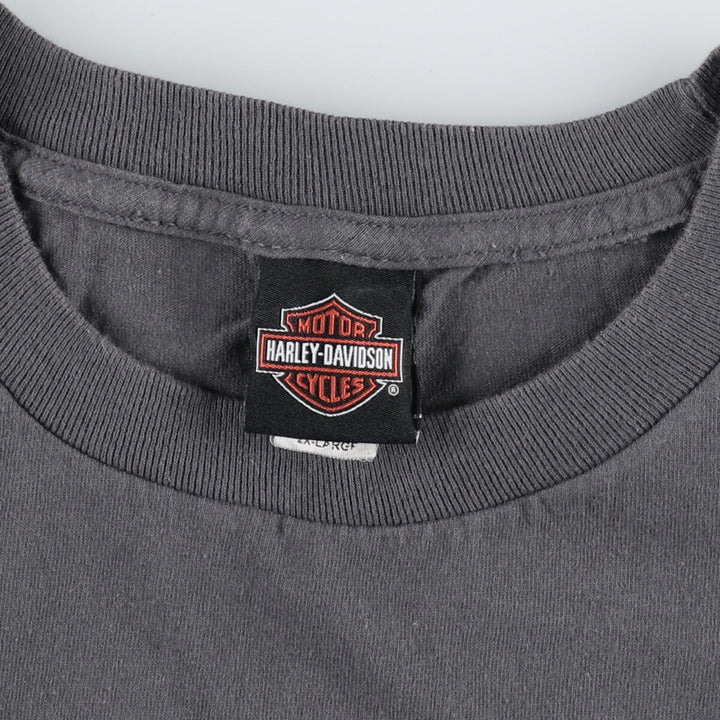 Harley-Davidson Motorcycle Bike T-shirt, Men's XXL cotton gray type Vintage Second Hand