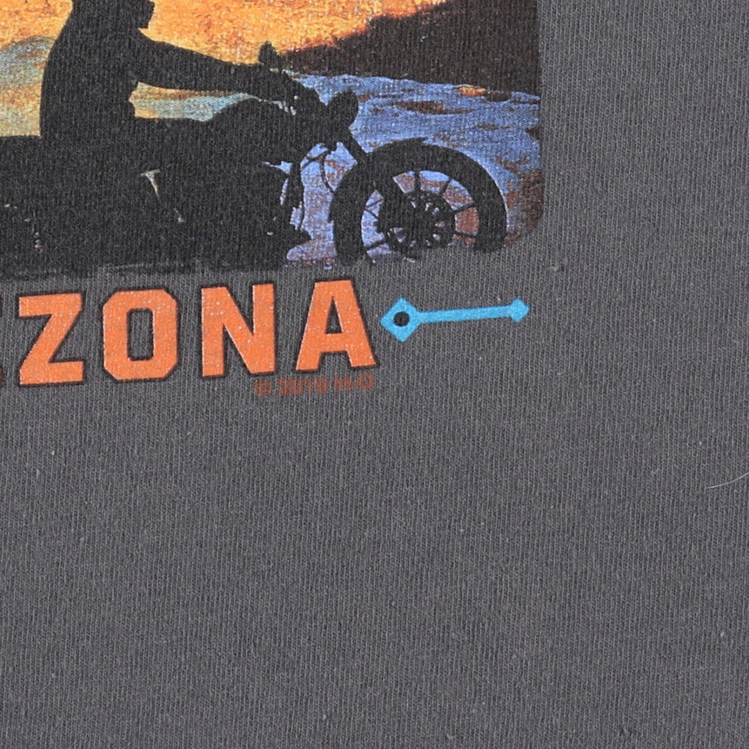 Harley-Davidson Motorcycle Bike T-shirt, Men's XXL cotton gray type Vintage Second Hand