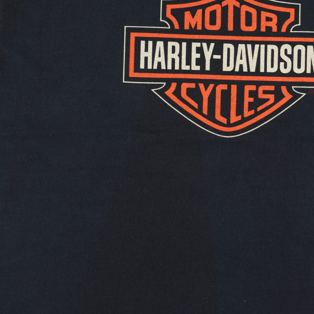 00s~ Harley-Davidson Hanes Motorcycle Bike T-shirt Men's XXL / eaa490726