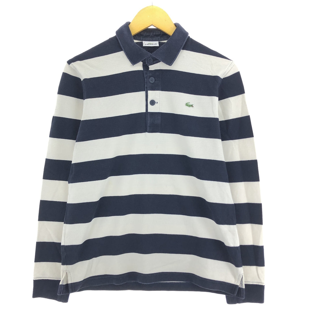 Lacoste LACOSTE Long Sleeve Striped Polo Shirt Men's S Size / eaa490772