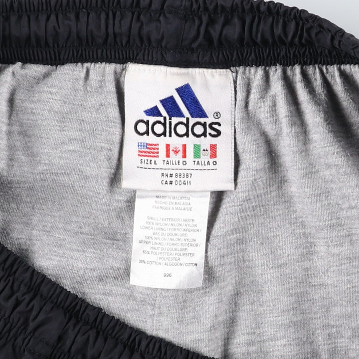 90s~00'S Adidas nylon pants, rustling pants, men's size L, vintage / eaa490803