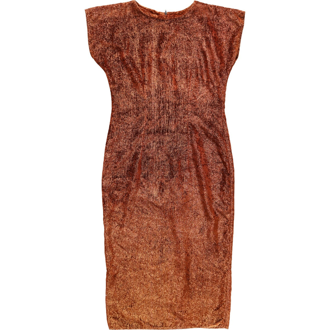 Lamé velour tight dress for women size M /eaa490805