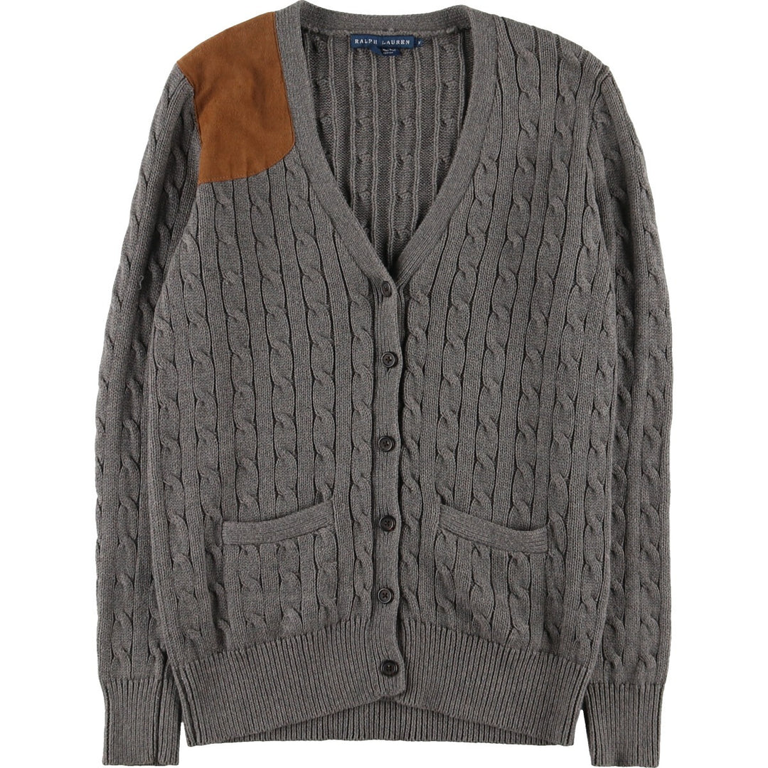 Ralph Lauren RALPH LAUREN Cable knit cotton knit cardigan Women's M size / eaa490812